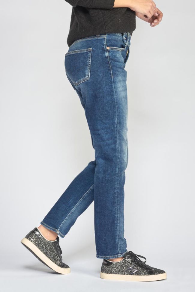 Basic 400/17 mom high waist 7/8th jeans destroy blue N°2