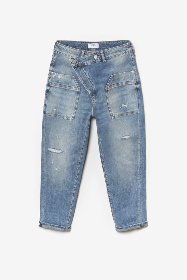 Cosy Pocket boyfit 7/8th jeans destroy blue N°4