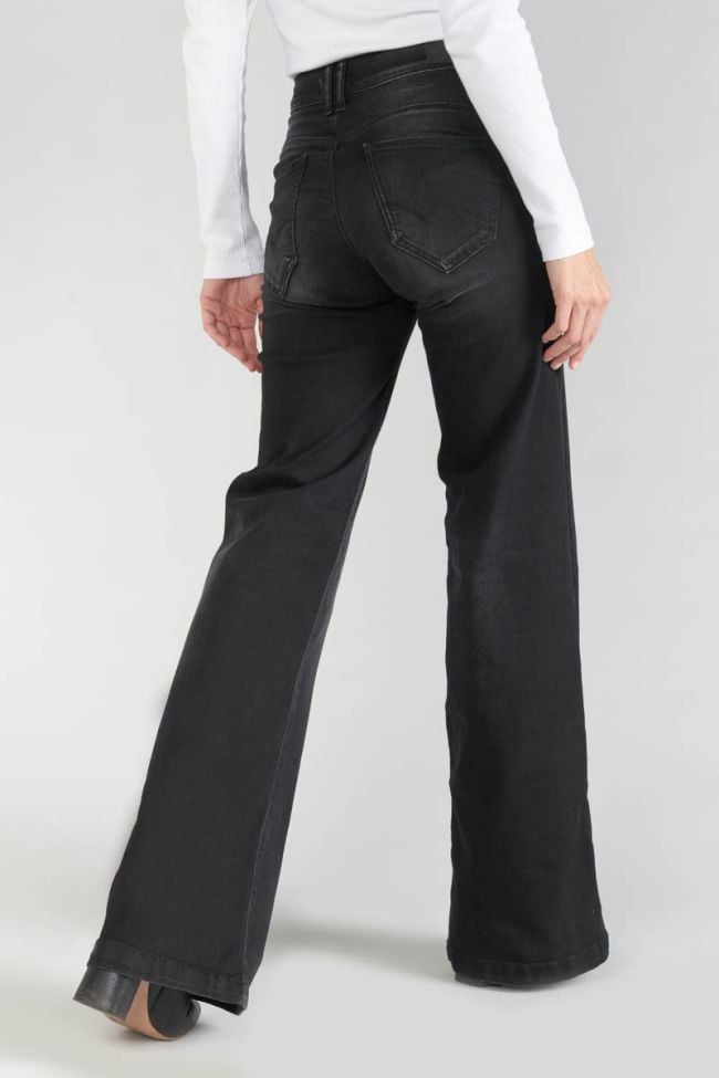 Fonzy pulp flare high waist jeans black N°1