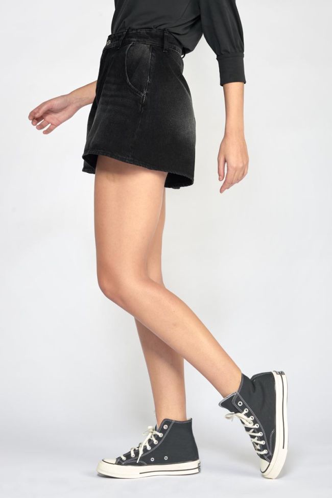 Black denim Lovi shorts