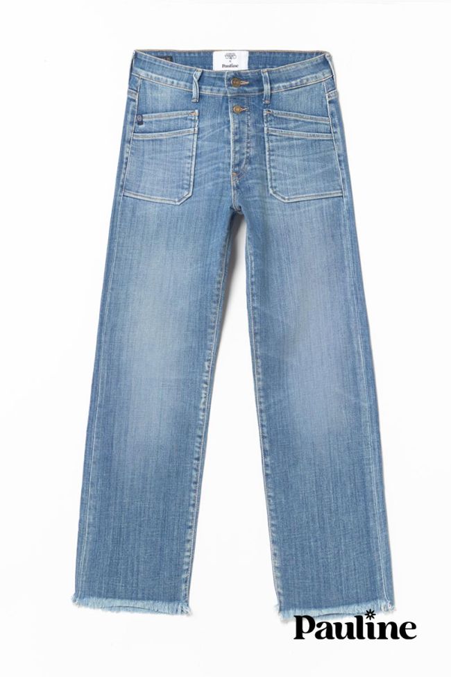 COLLAB @PAULINETRRS Pablo high waist 7/8th jeans blue N°4