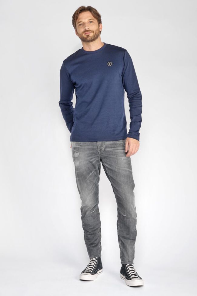 900/3 Grey distressed twisted tapered Alost jeans No. 1
