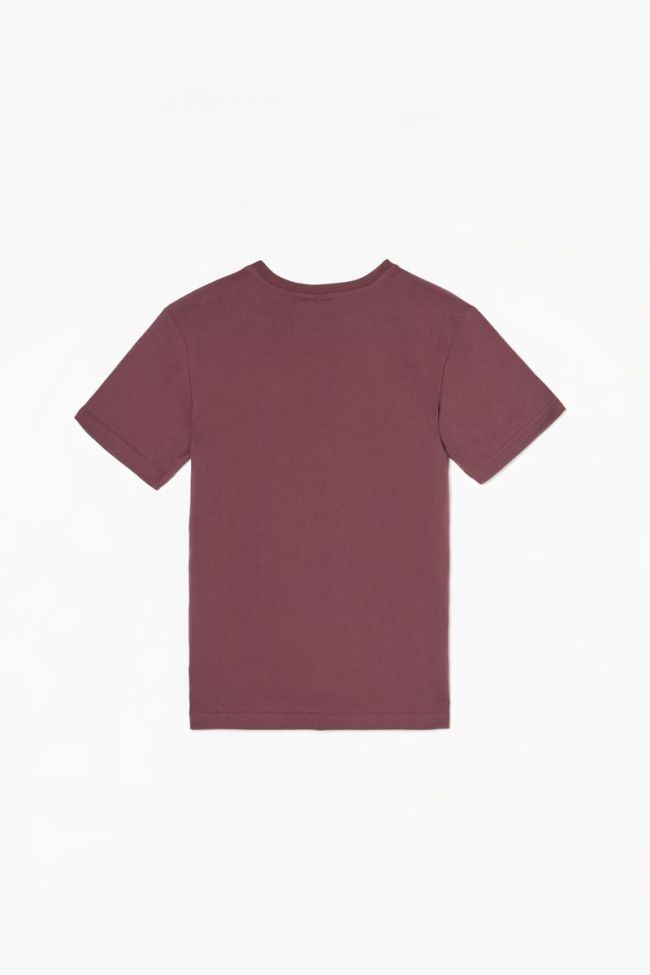 Burgundy printed Gregorbo t-shirt