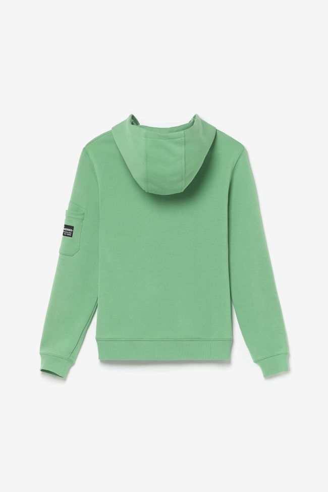 Grass green Hodaibo zip-up jacket