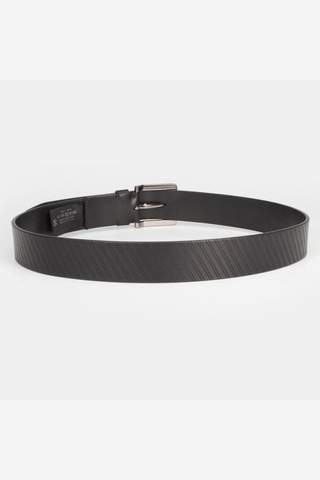 Black leather Libar belt