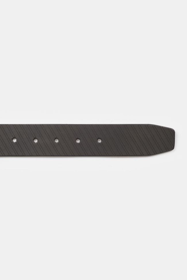 Black leather Libar belt