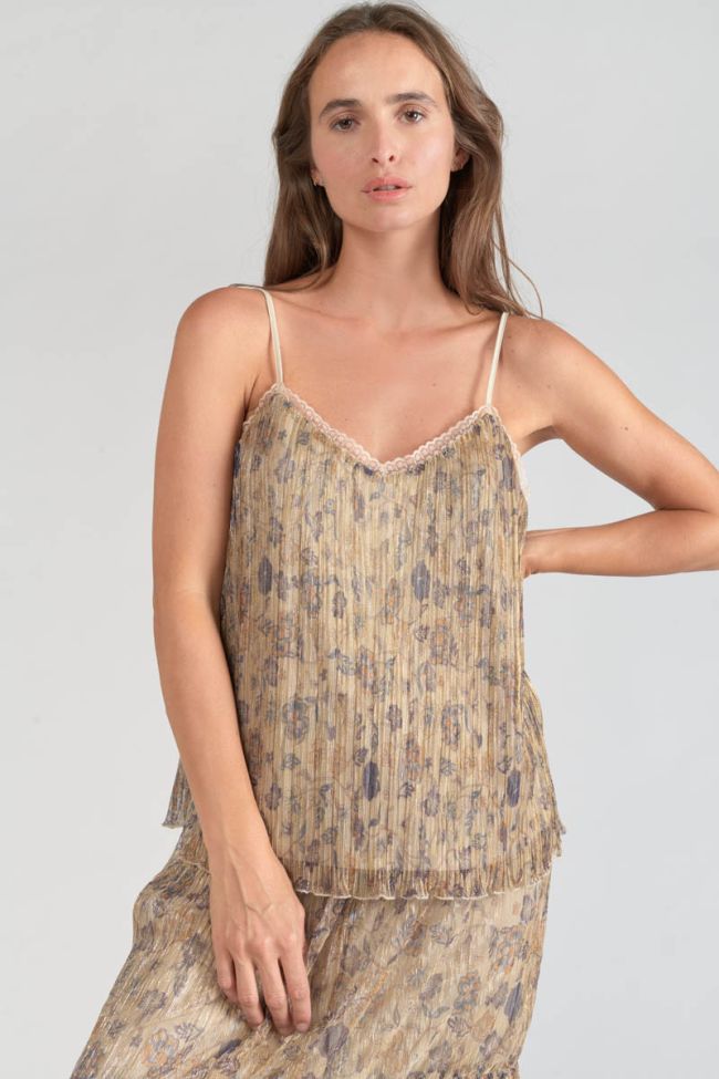 Gold floral Kava camisole