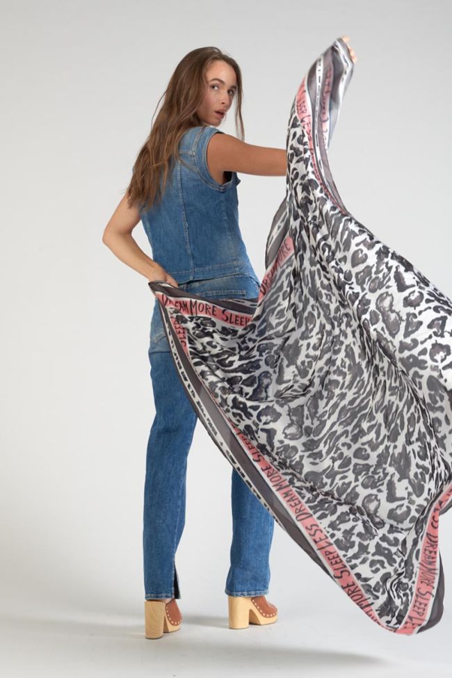 Leopard print Marinna scarf