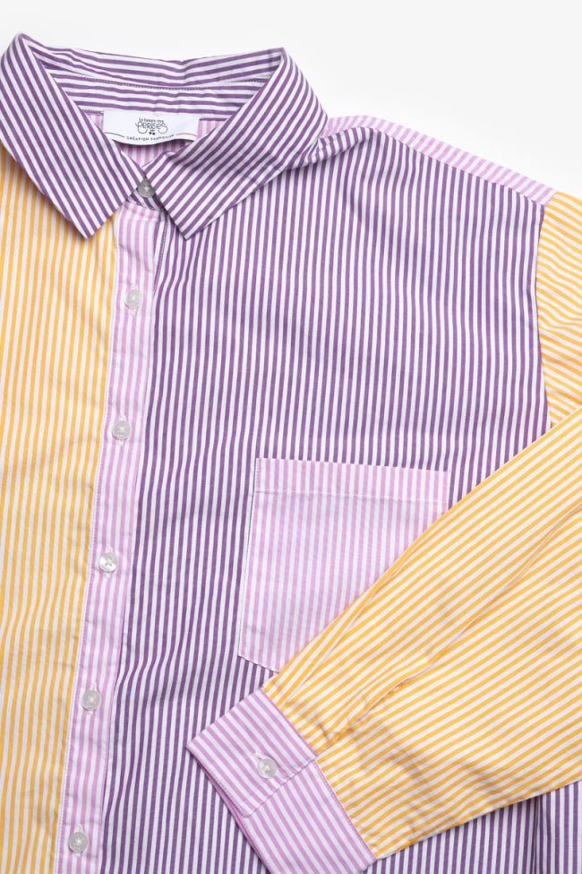 Multi-coloured striped Alizgi oversized shirt