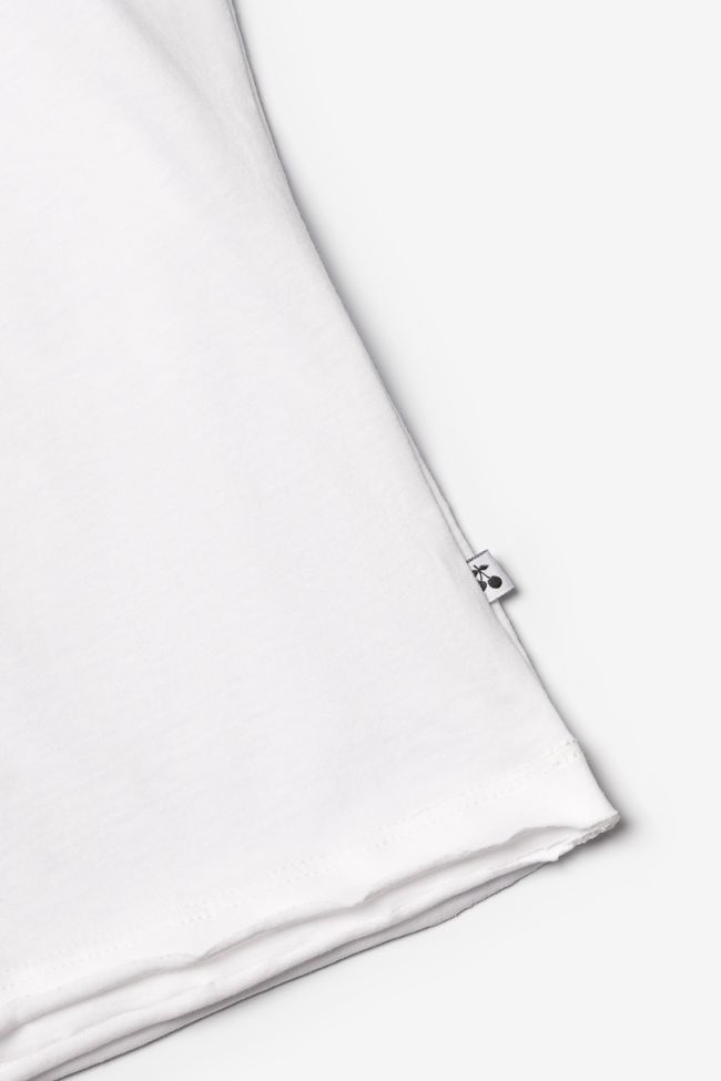 T-shirt Rokigi blanc imprimé