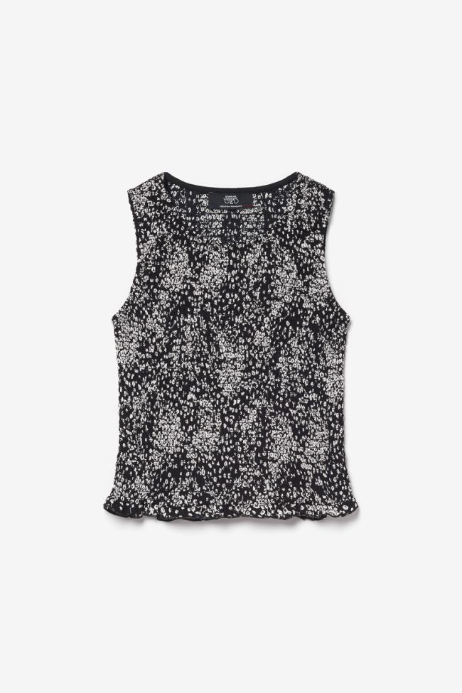 Black and white floral Veronicgi top