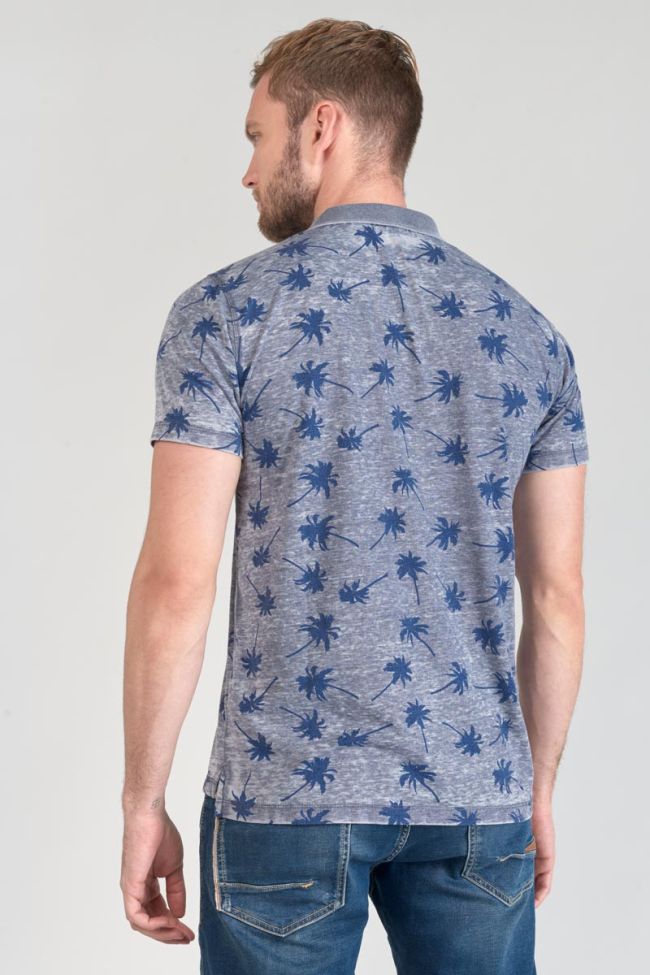 Palm tree print Chevy polo shirt