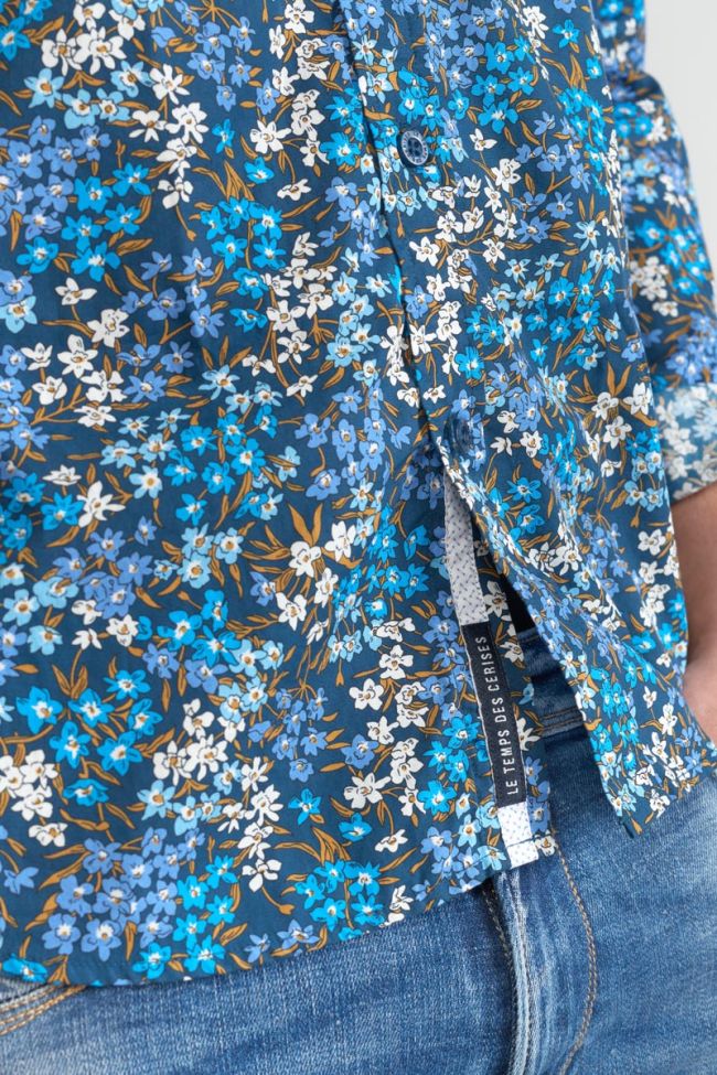 Blue floral Griba shirt