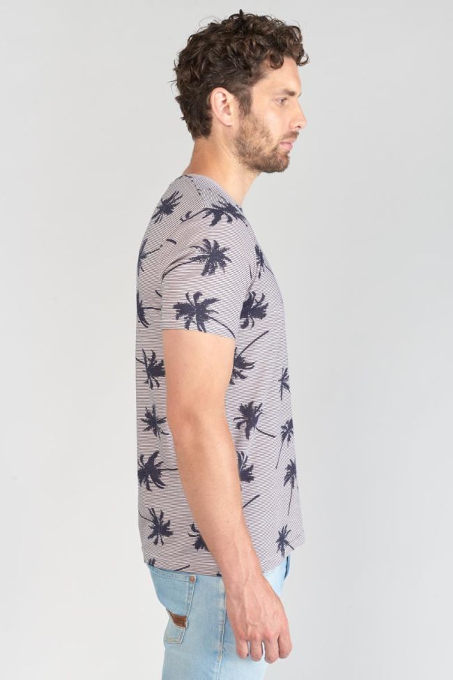 T-shirt Robles à motif palmier