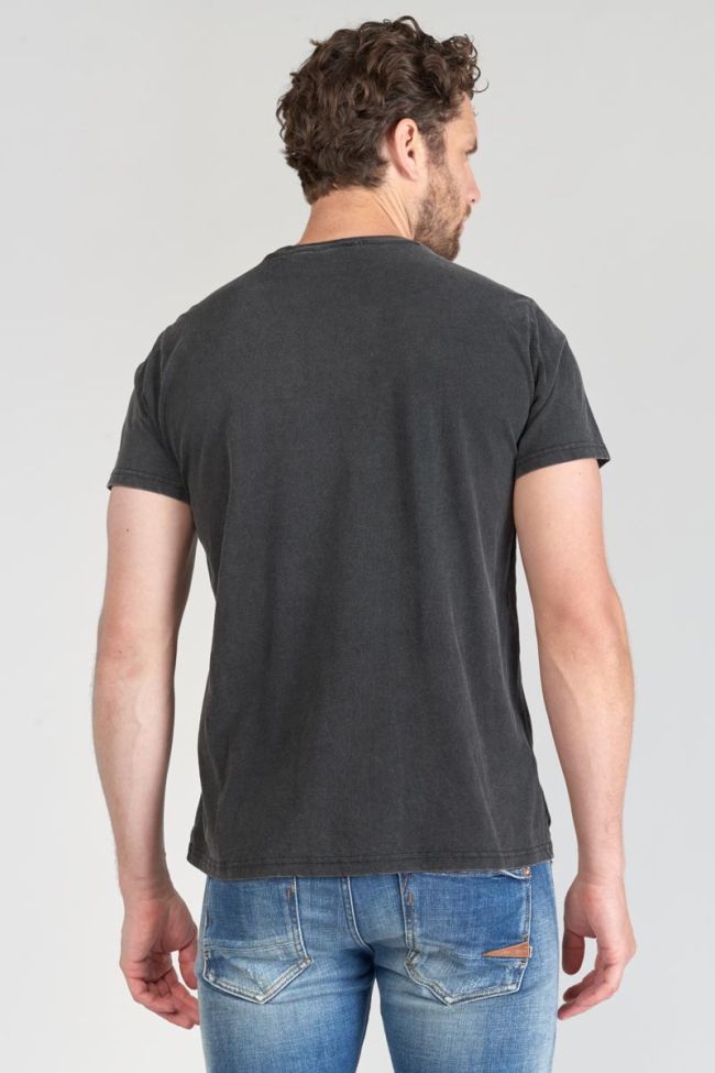 Faded grey printed Stipe t-shirt