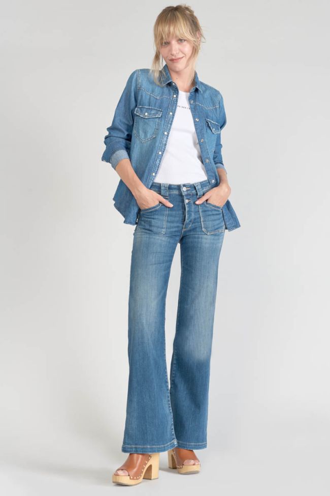 Beni pulp flare high waist jeans blue N°2