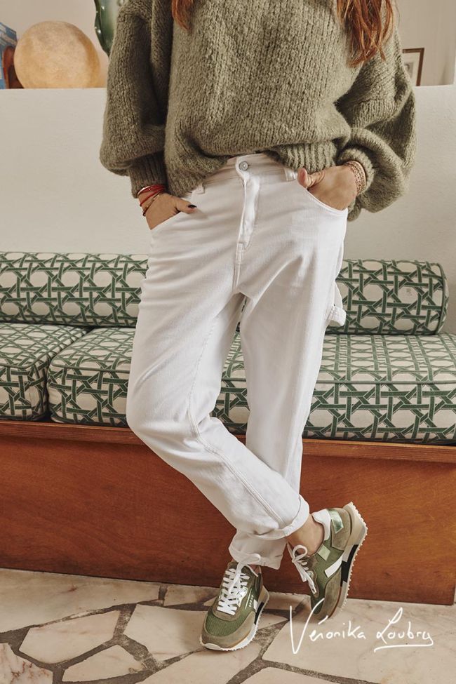 Charpentier boyfit by Véronika Loubry white jeans