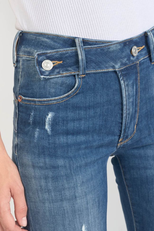 Dina pulp slim high waist jeans destroy blue N°2
