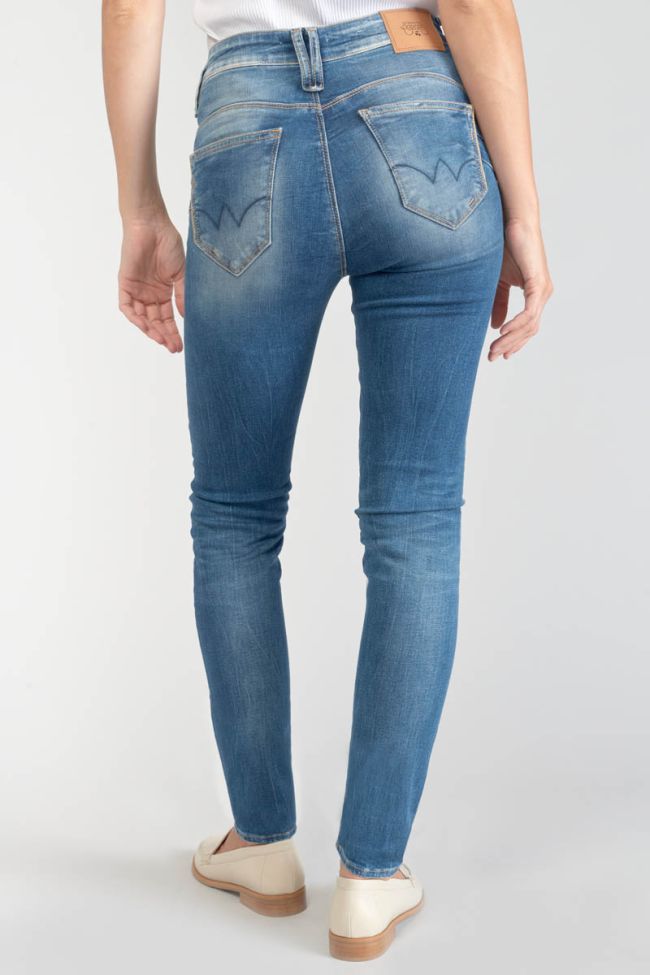 Lump pulp slim high waist 7/8th jeans blue N°3