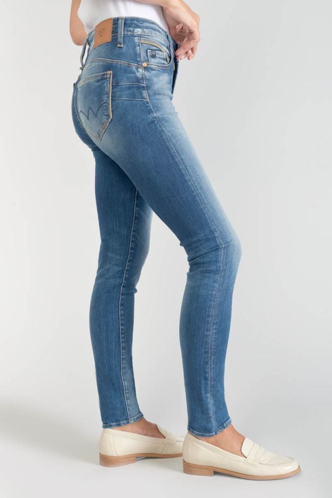 Lump pulp slim high waist 7/8th jeans blue N°3