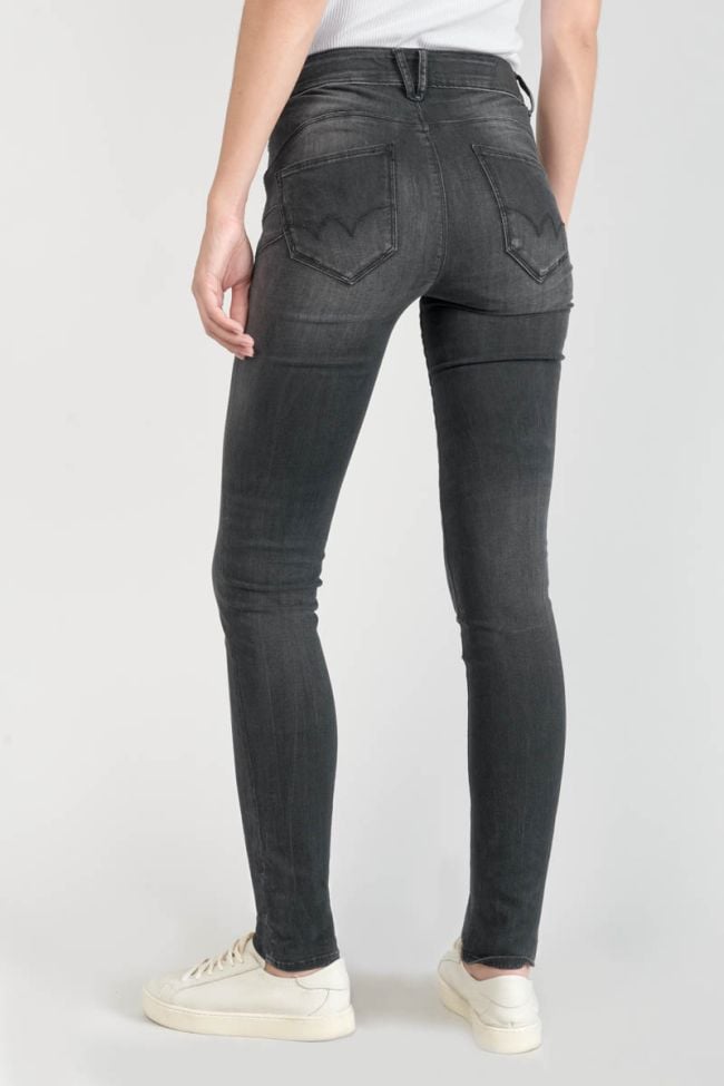 Peak pulp slim high waist jeans black N°1