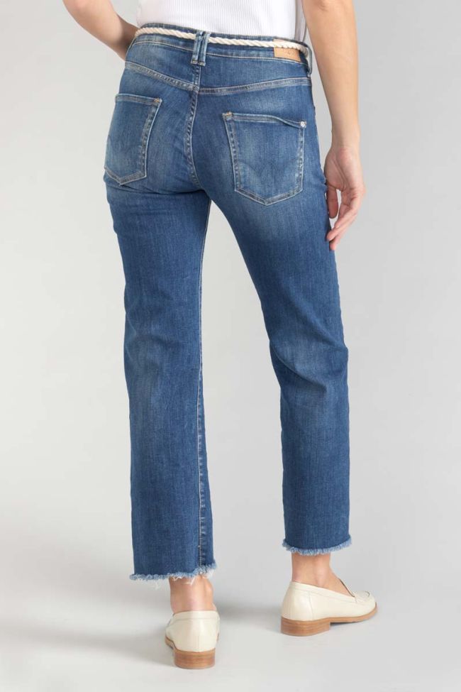 Pricilia high waist 7/8th jeans destroy blue N°2
