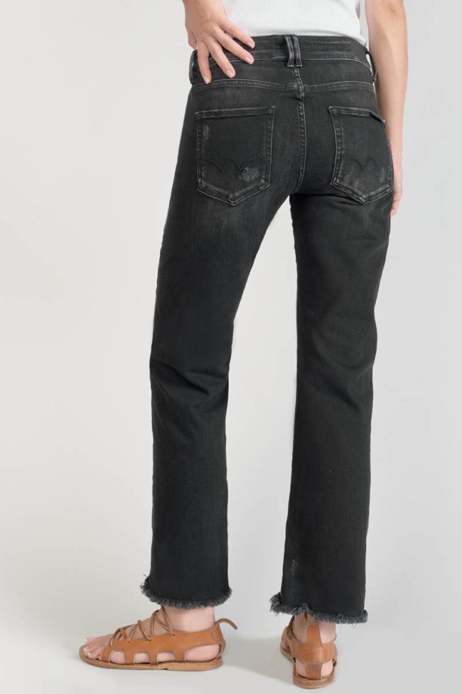 Pricilia high waist 7/8th jeans destroy black N°1