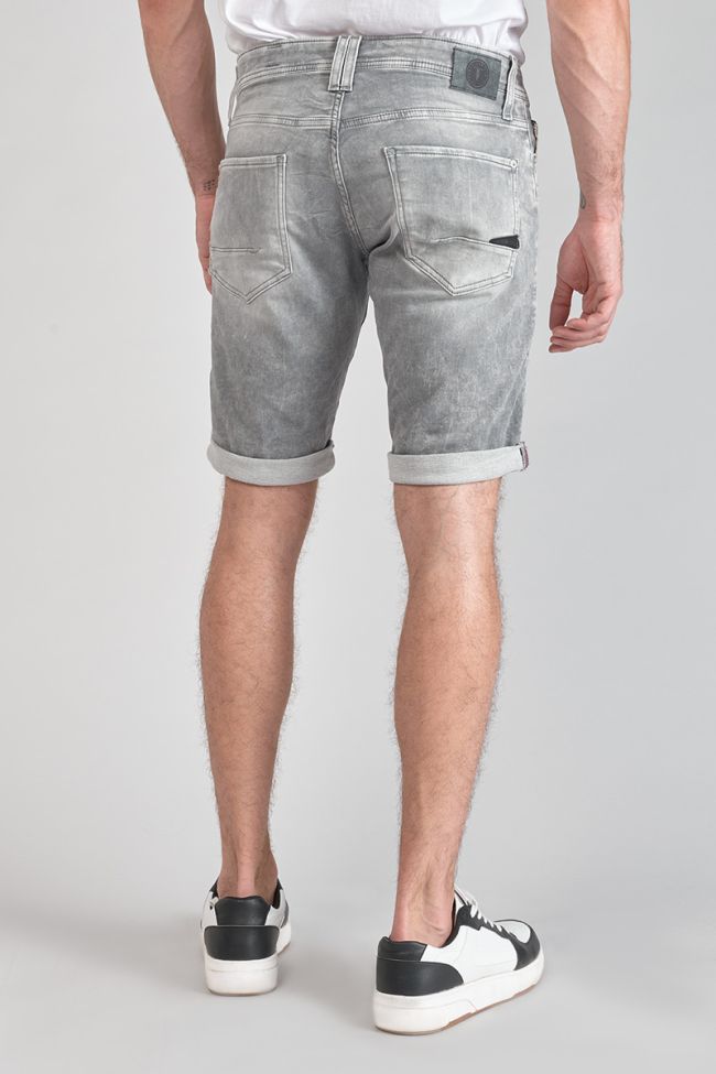 Distressed faded grey Jogg Oc Bermuda shorts