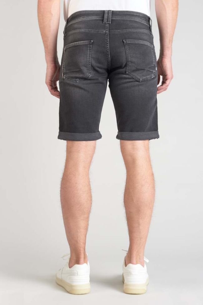 Faded black denim Jogg Oc Bermuda shorts