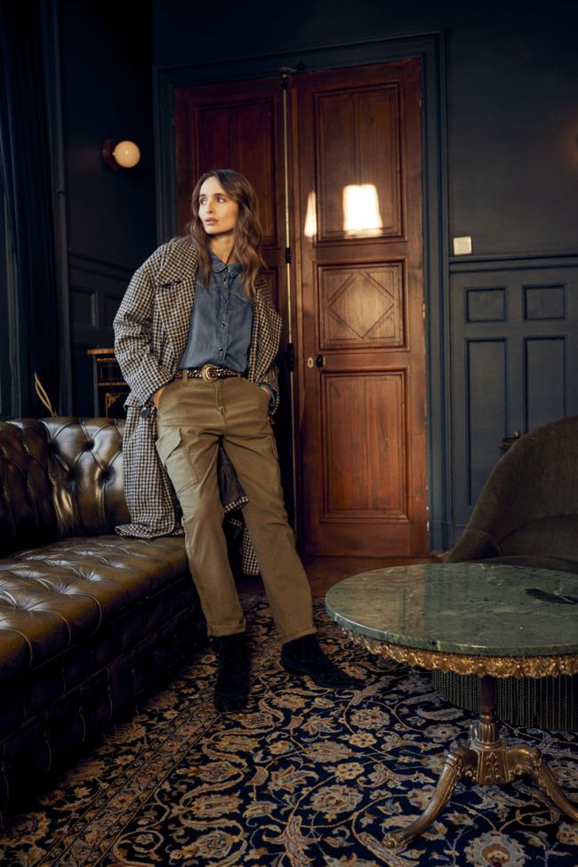 AND/OR Shelley Khaki Utility Trousers | Wardrobe Icons