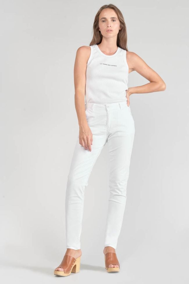 White Dyli3 chino trousers