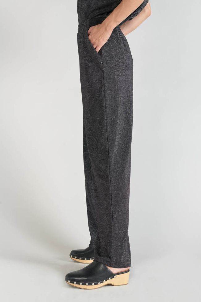 Iridescent black Moretz trousers