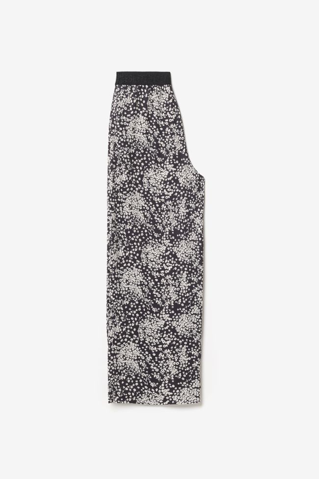 Black and white floral Luisagi trousers