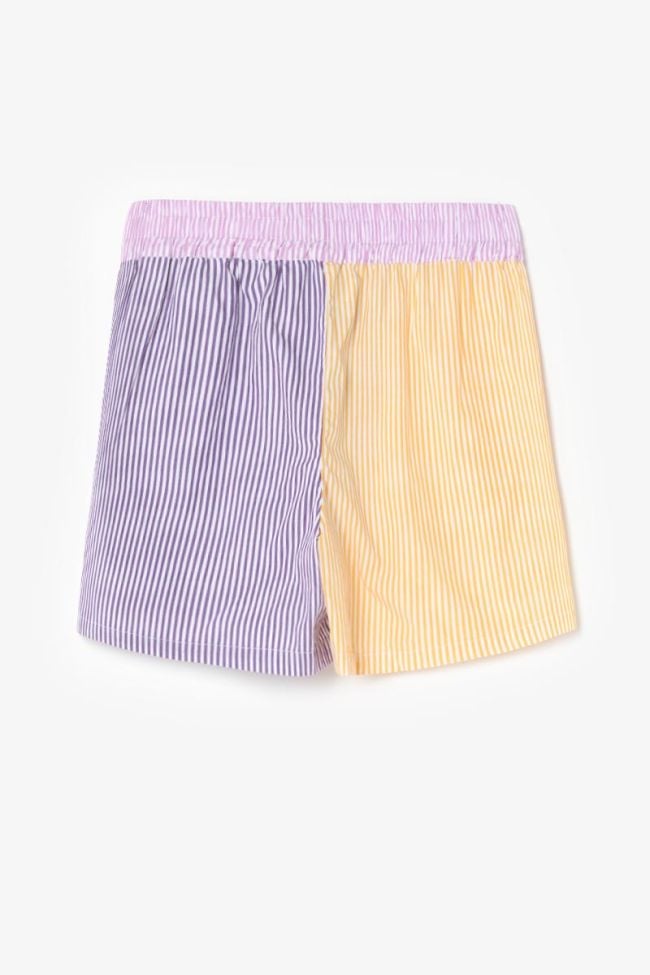 Multi-coloured striped Mexgi shorts