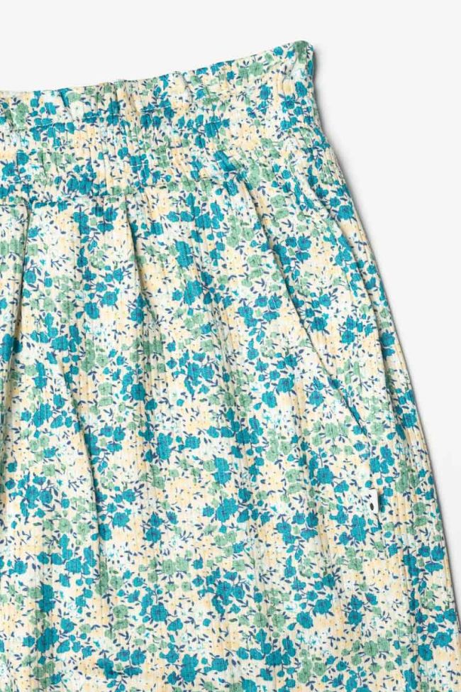 Green floral Oxagi shorts