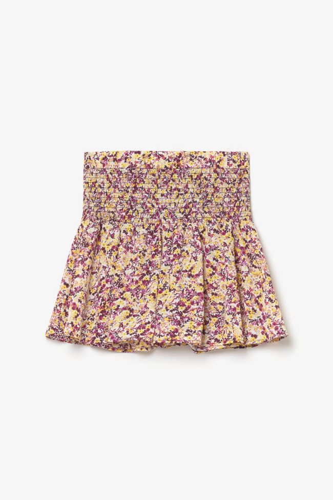 Pink and yellow floral Xangi shorts