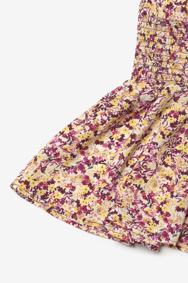 Pink and yellow floral Xangi shorts