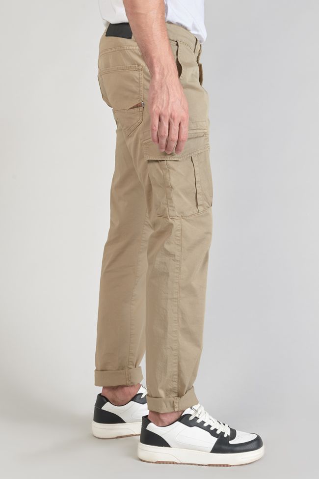 Sandy beige Lakme cargo trousers