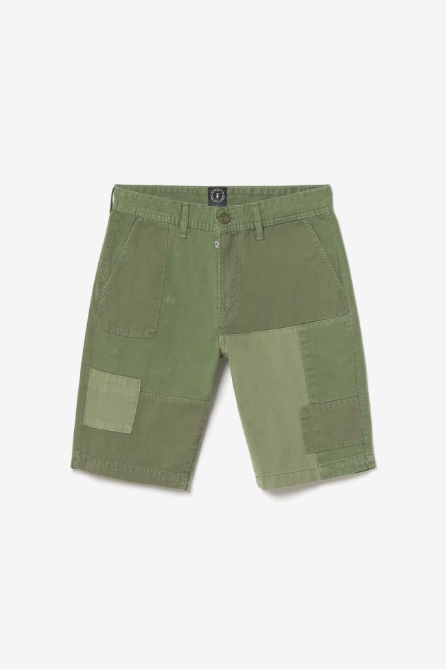 Khaki green Luberon Bermuda shorts