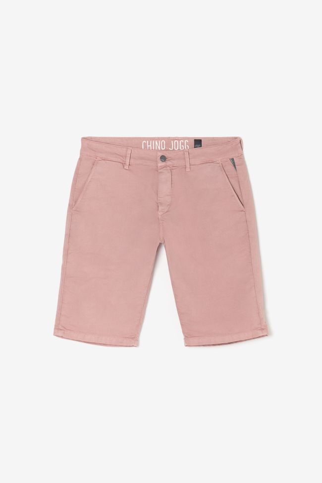 Dusty pink Jogg Swoop chino Bermuda shorts