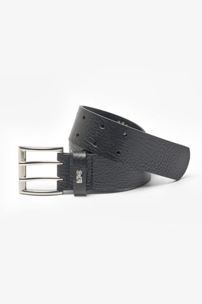 Studded black leather Clouty belt