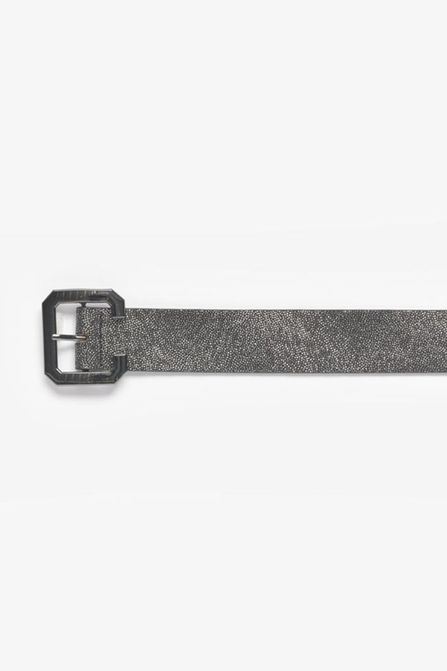 Silver leather Julia belt