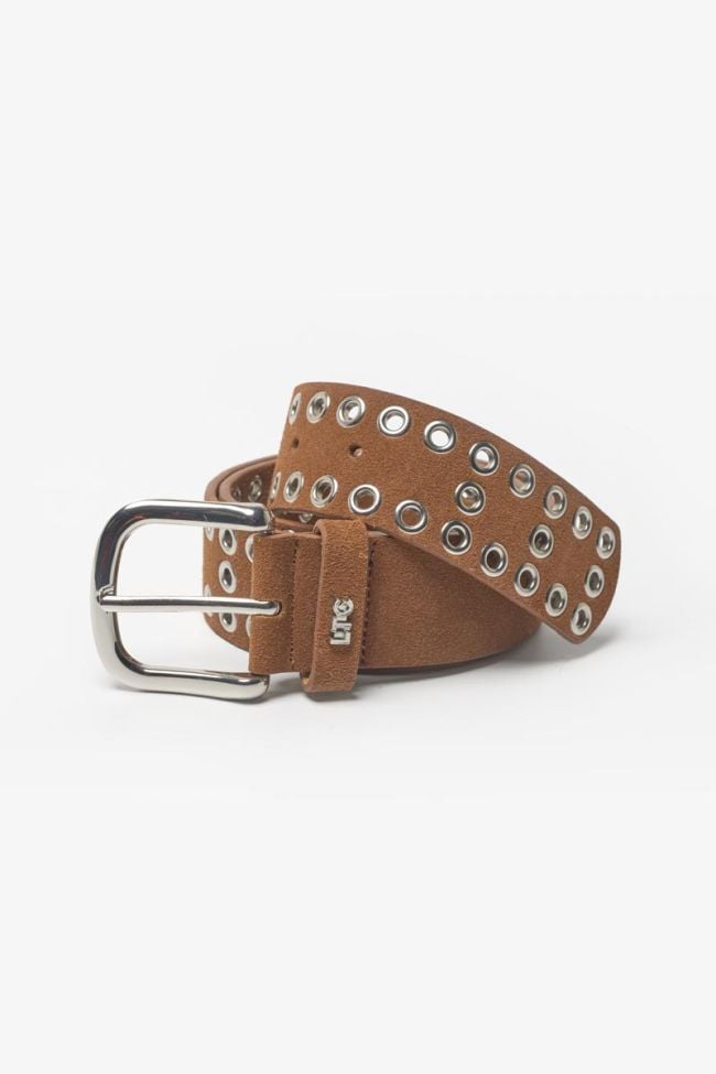 Tan leather Lucia belt