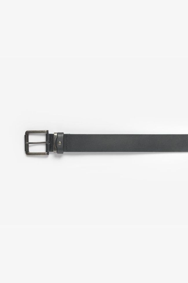 Black leather Coral belt