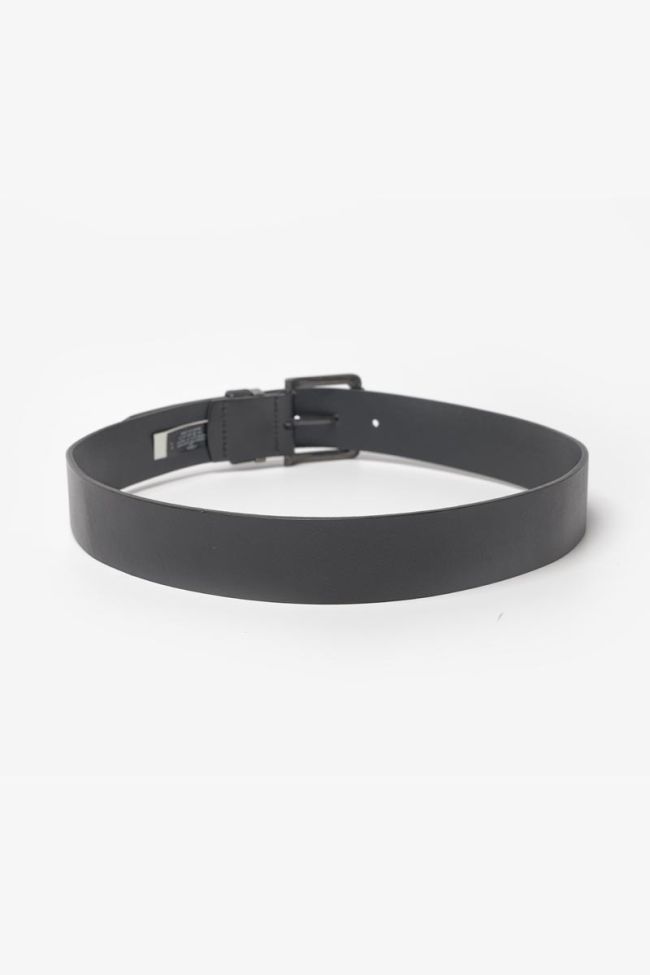 Black leather Coral belt