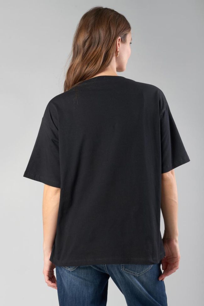 Black rhinestone Oraya t-shirt