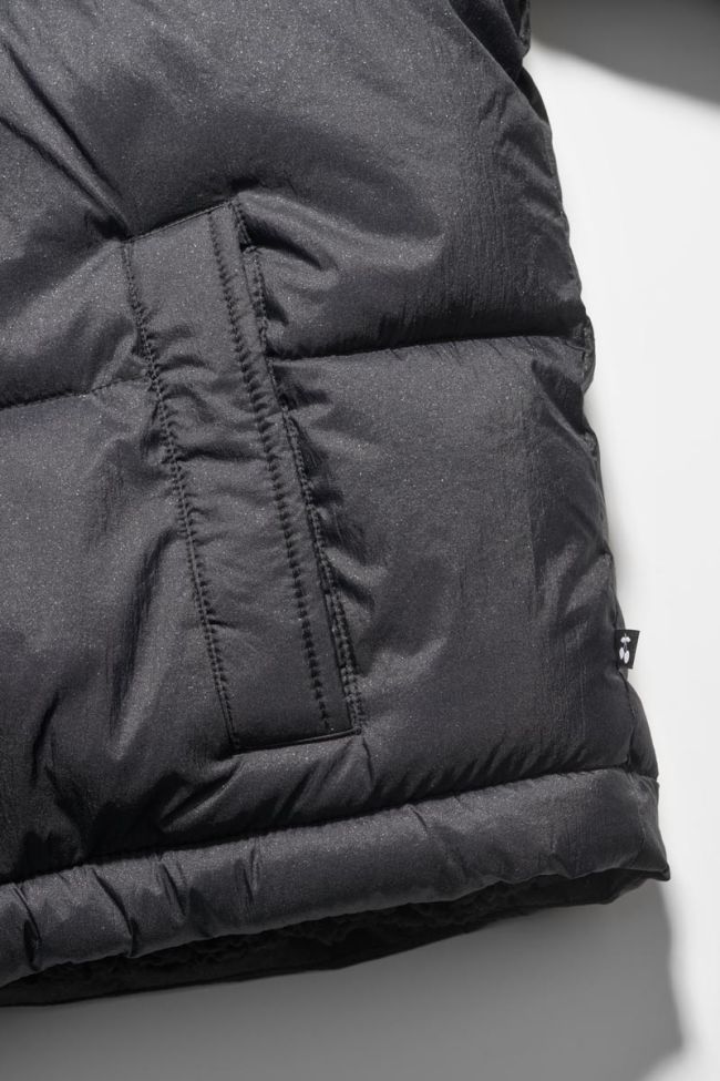 Black glitter Lerinagi down jacket