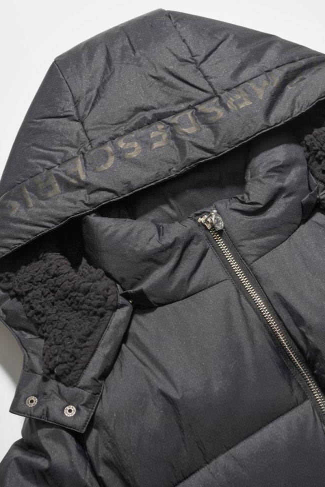 Black glitter Lerinagi down jacket