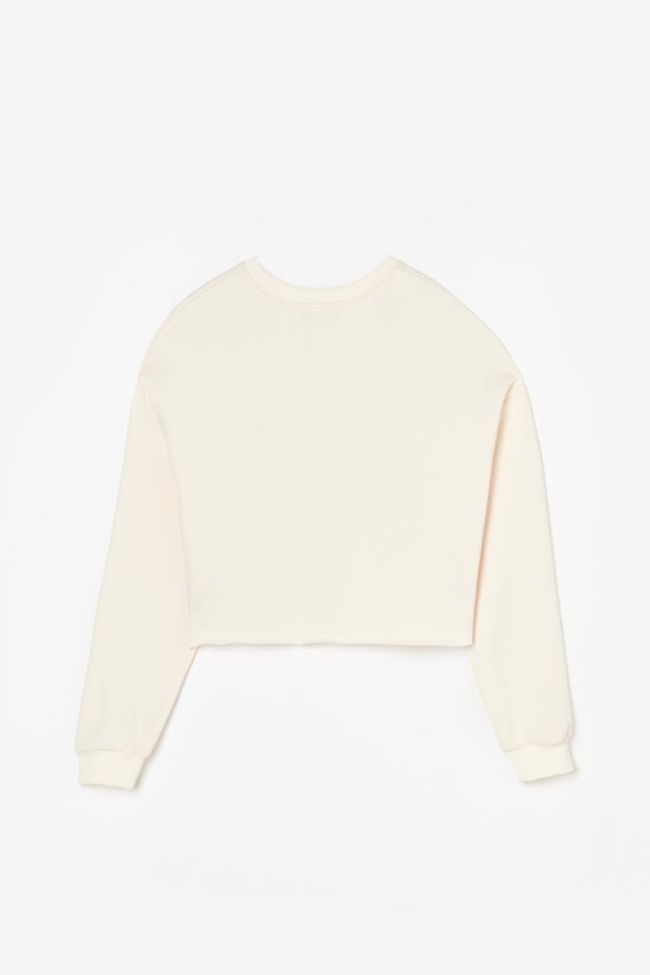 Cream Molliegi cropped sweatshirt