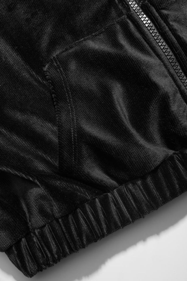 Black Zildagi zip-up jacket